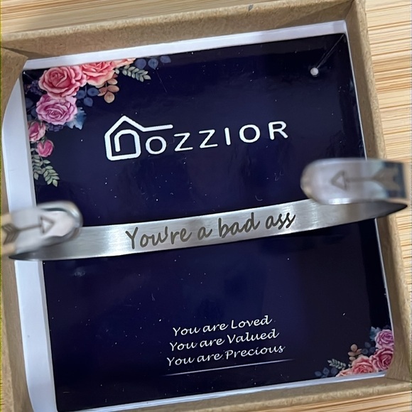 Brand New Inspirational Stainless Steel Adjustable Cuff Bracelet Bangle Engraved - Picture 3 of 12